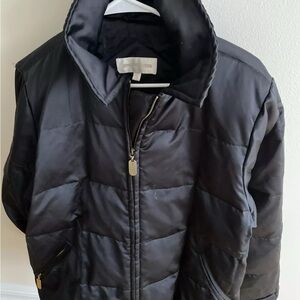 Jones New York Black Quilted Jacket for Men